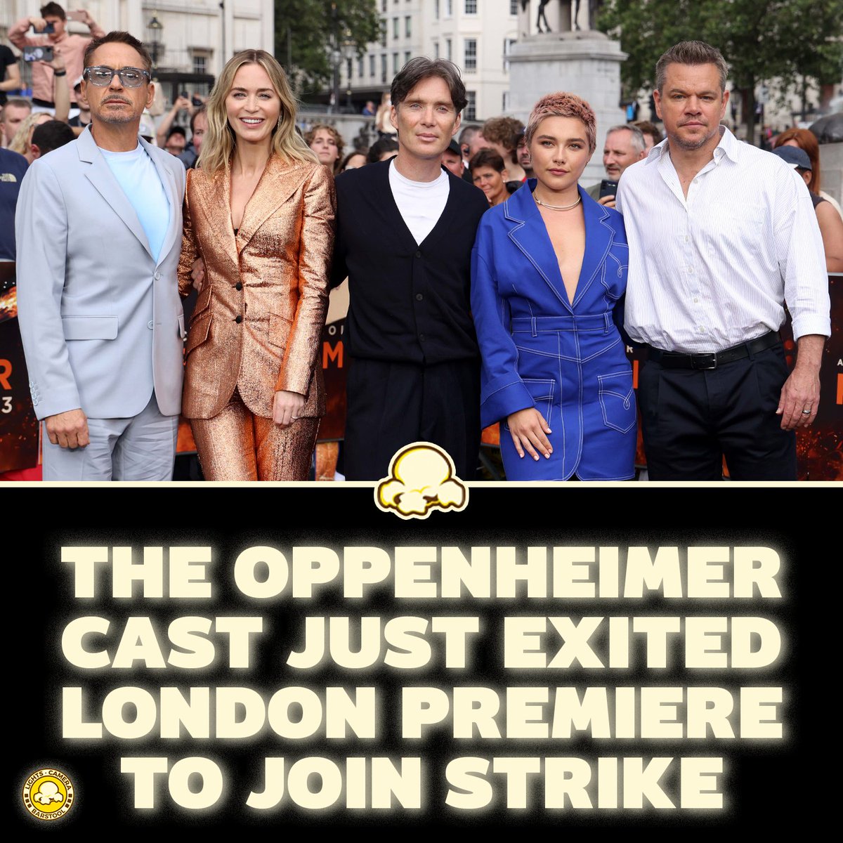 Lights, Camera, Barstool on Twitter "The cast of Oppenheimer just