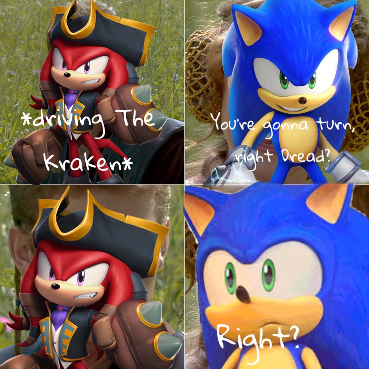 AwkwardGirl21's tweet photo. SONIC PRIME SPOILER!!!
.
.
.
.
.
.
.
.
.
#sonic #SonicTheHedegehog #sonicprime #SonicPrimeseason2 #knuckles #Captaindread #sonicprimememe #sonicmeme https://t.co/MWzxb5W4yT