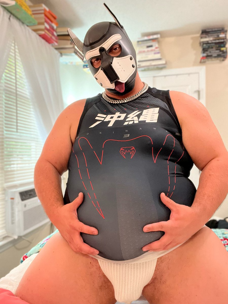 JakeFullerChub's tweet photo. The you-know-what days of summer are approaching fast 
#chubbyfurry #belly #gaygainer #pupplay #pupgear #gaypup #gay #gaychub #musclechub https://t.co/T61LlU5VUE