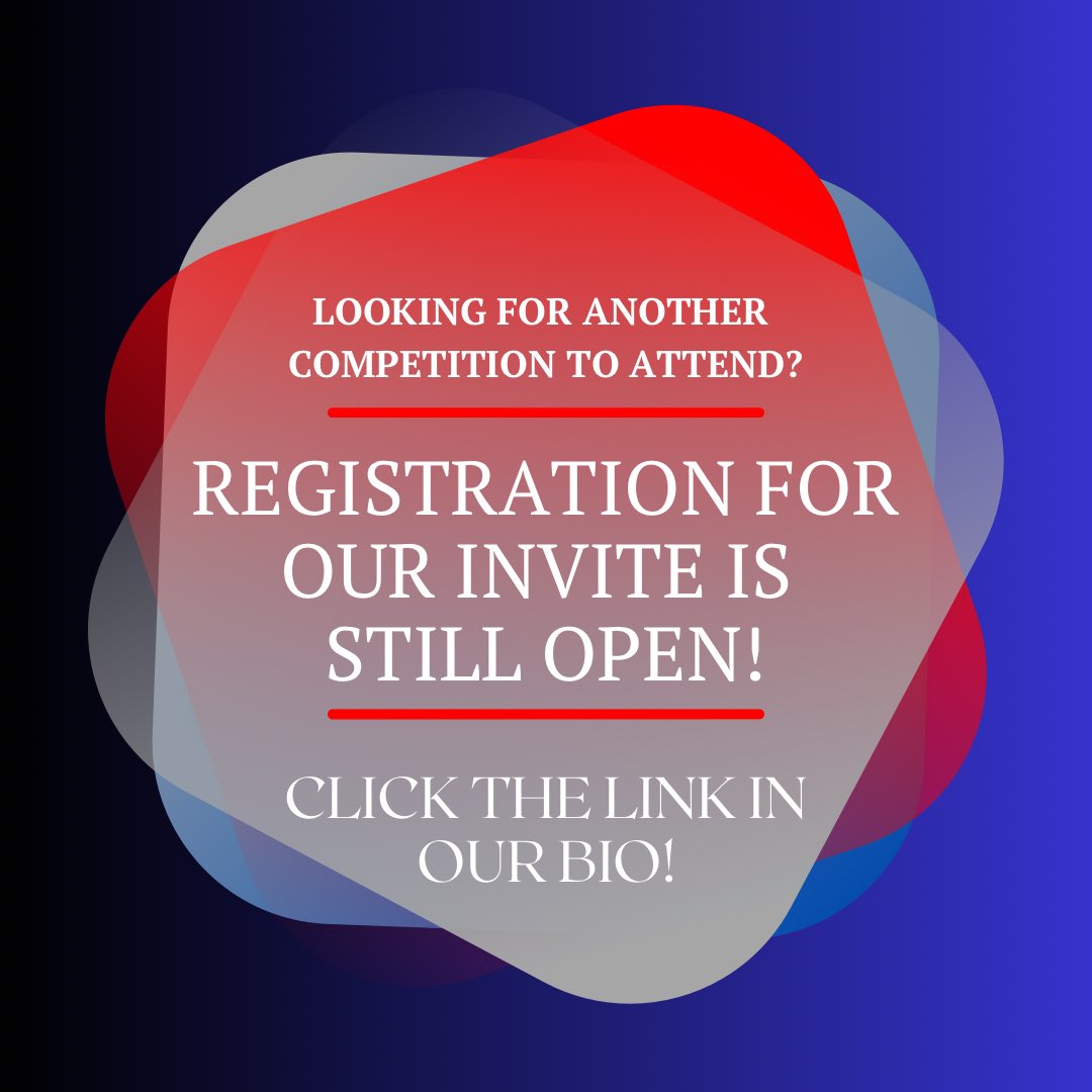 Looking for one more chance to compete before IHSA sectionals? Registration for our invite is still open! Click the link in our bio to register. Hope to see you there! 🤩