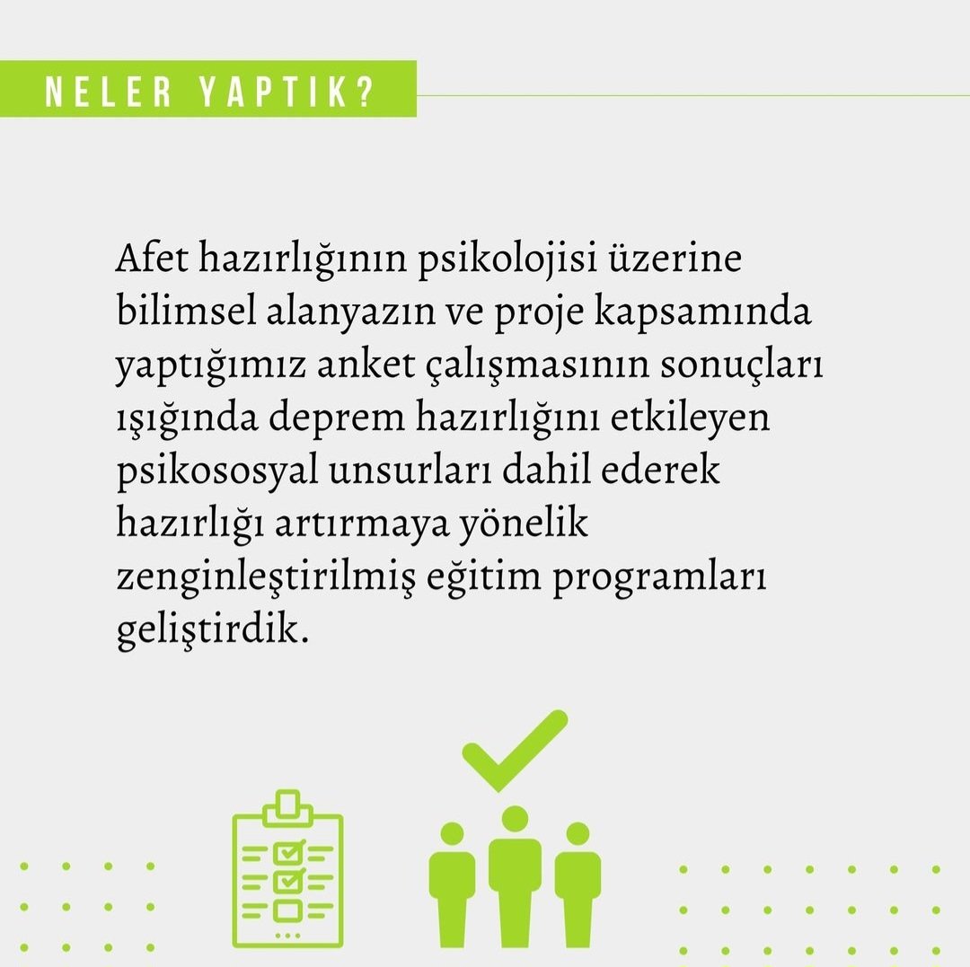 depremgercegi's tweet photo. Depreme hazırlanıyorum, keşke demiyorum. TÜBİTAK tarafından desteklenen projemizin sayfasının takip edilmesinde yarar var.
#deprem
#Afetpsikolojisi #afetyönetimi @KaranciNuray
@gozdeikizer @CanayDogulu https://t.co/NaZGWBtW4J https://t.co/eseGOlkSxx