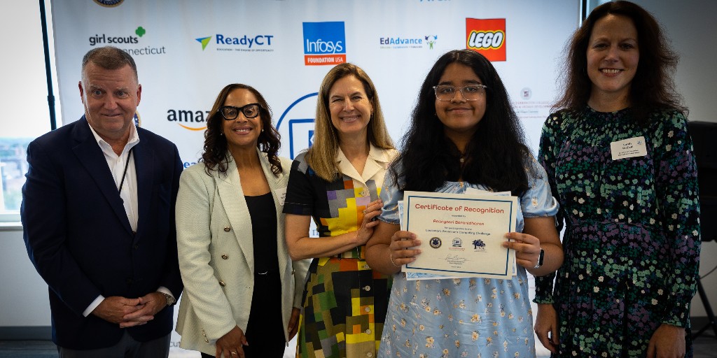 jacksonlab's tweet image. 🏆 💻 The Jackson Laboratory Achievement Award, as part of the Connecticut @LtGovCC, #CodingforGood, seeks to promote participation by students in Connecticut’s 36 Alliance Districts. We congratulate all participants and award winners this year!

ltgovcc.org