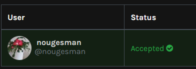 Felicitations à <a href="/nougesman/">nougesman</a> qui remporte le giveaway ! 
Viens en DM !