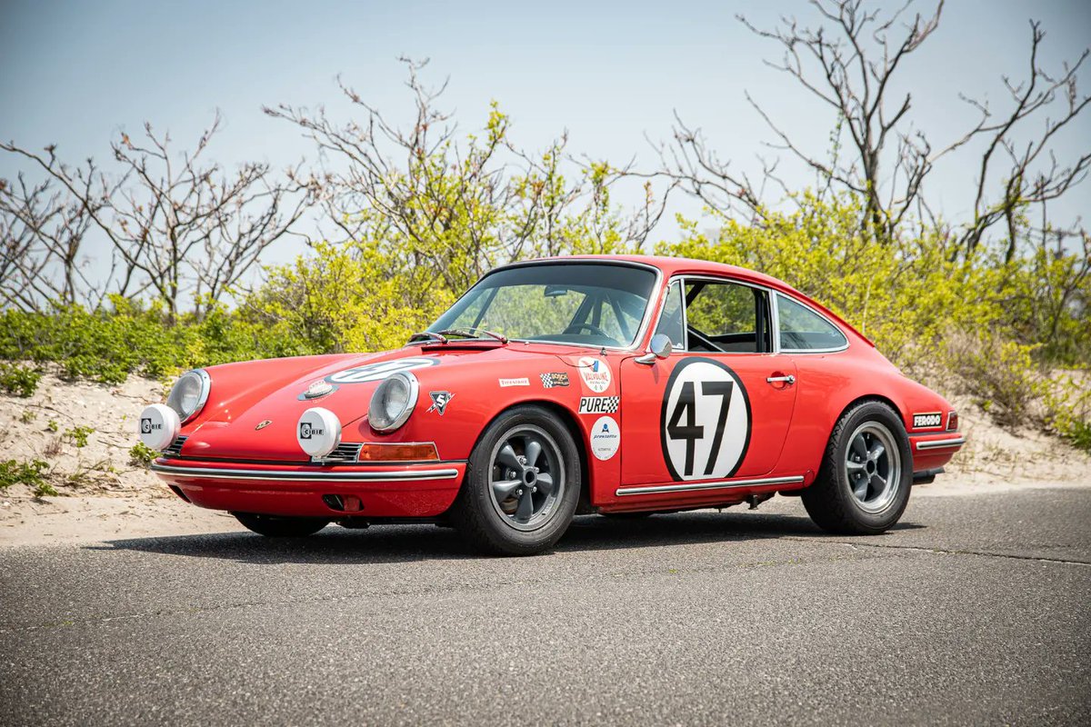 Class winning #daytona24hours and #sebring12hours 1965 #porsche911 sold for US$441k on #bringatrailer