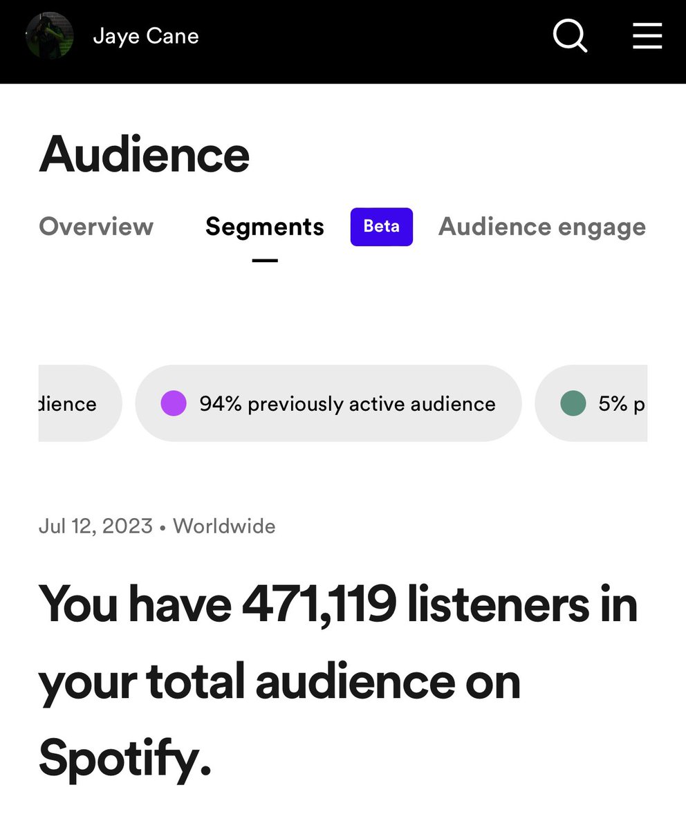 Jayecane's tweet photo. all that cap on Spotify look y’all https://t.co/kMvByYskfO