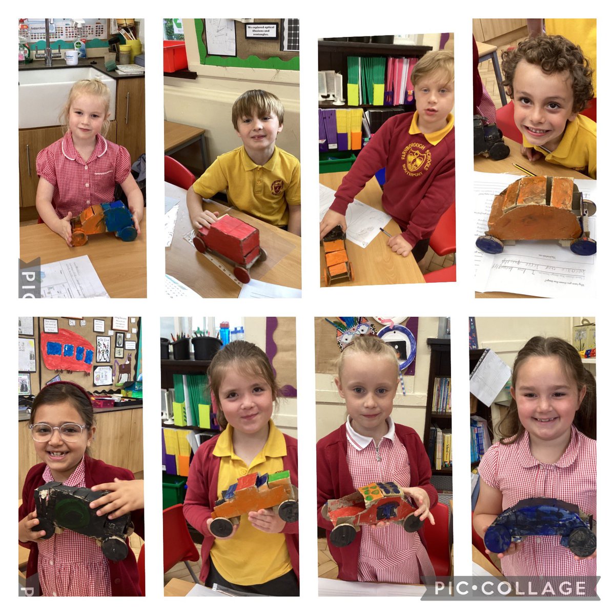 Design and Technology lessons have been great fun, we have designed our own vehicles. #FrisDT