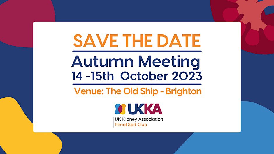 We are excited to announce that the next SpR club Autumn meeting is in sunny (hopefully) Brighton. We will have some of the biggest names in research attending, a great opportunity for networking. Also fish and chips by the seaside is nice. eventbrite.co.uk/e/spr-club-aut…