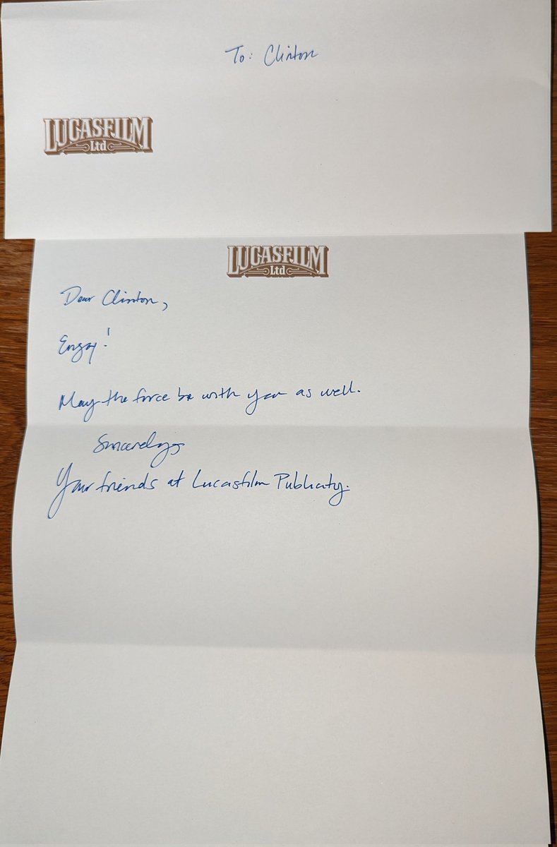 Not only did <a href="/Lucasfilm/">Lucasfilm</a> make my year by making another #IndianaJones film, they left me absolutely speechless by sending me this cast signed poster as a gift. I'm absolutely speechless. THANK YOU! This means more to me than I can ever describe.