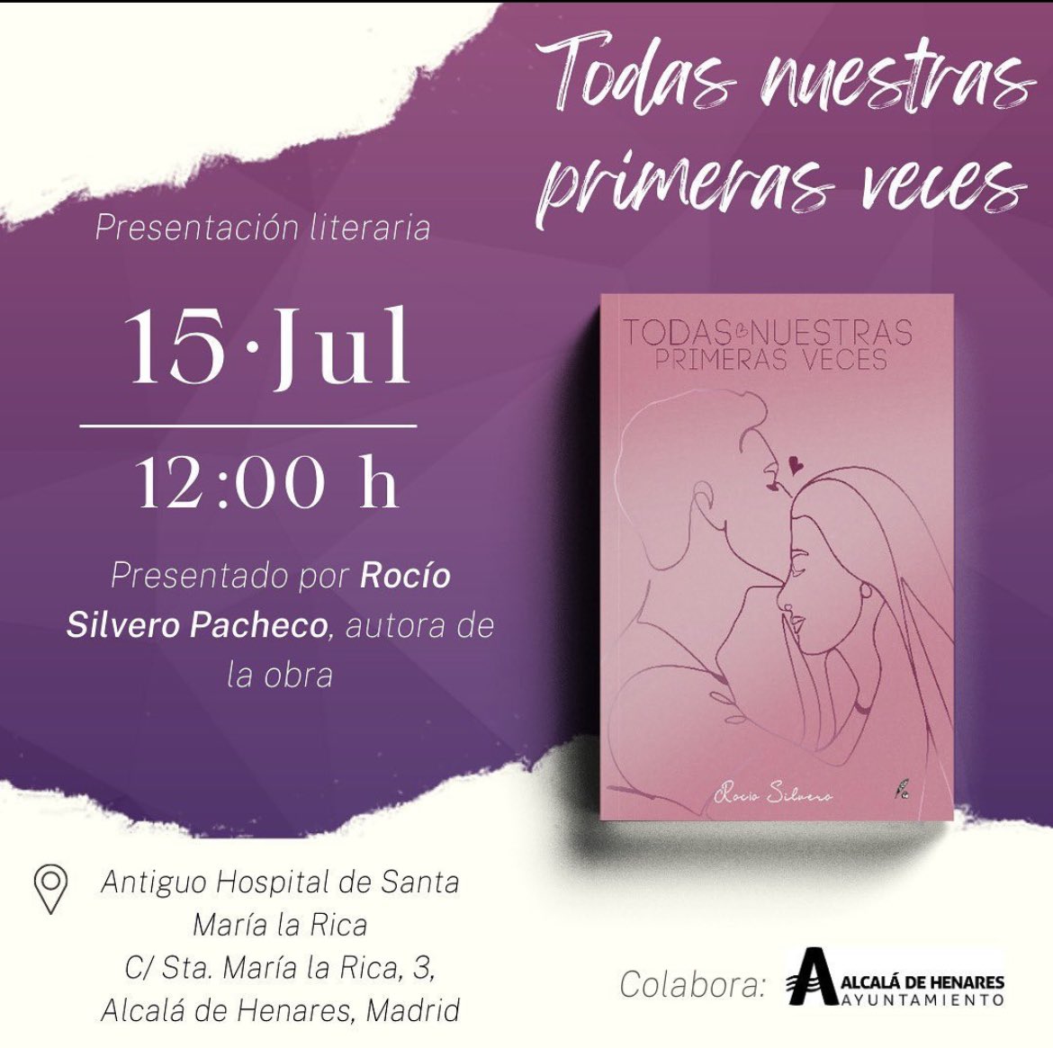 valmems's tweet photo. Hola!!! Mi amiga Rocio ha escrito su primer libro y el sábado 15 hace la presentación en Alcalá de Henares. Sería genial que os pasaseis, de verdad que escribe muy pero que muy bonito 💖💘 os dejo un cachito de la presentación de hoy 🥺 twitter haz tu magia!! 🤞🏼💘 https://t.co/LI5xPiKUct