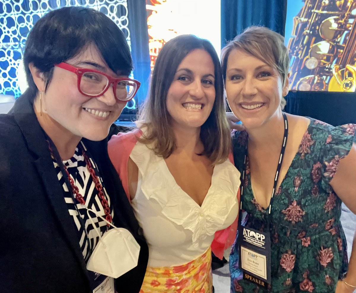 Honored to lead a dynamic patient panel to open the <a href="/atoppsummit/">ATOPP Summit</a> 2023. Danielle Gillespie is an ER nurse &amp; 🧠 >10yr #GBM survivor &amp; Erin Buss is a 4 yr #breastcancer #her2 survivor who worked for Pharma for 17yrs. #bcsm #btsm 👏The patient perspective should LEAD ALL CONFERENCES.