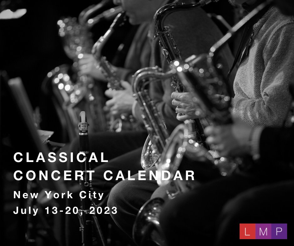 Classical Concerts July 13-20 ● NYC | @AeolusQuartet in Madison Square Park; Hear Clarence Cameron White's 'Levee Dance'; @chambermusic presents @miroquartet + guitarist @JasonVieaux; & much more! - mailchi.mp/livemusicproje…