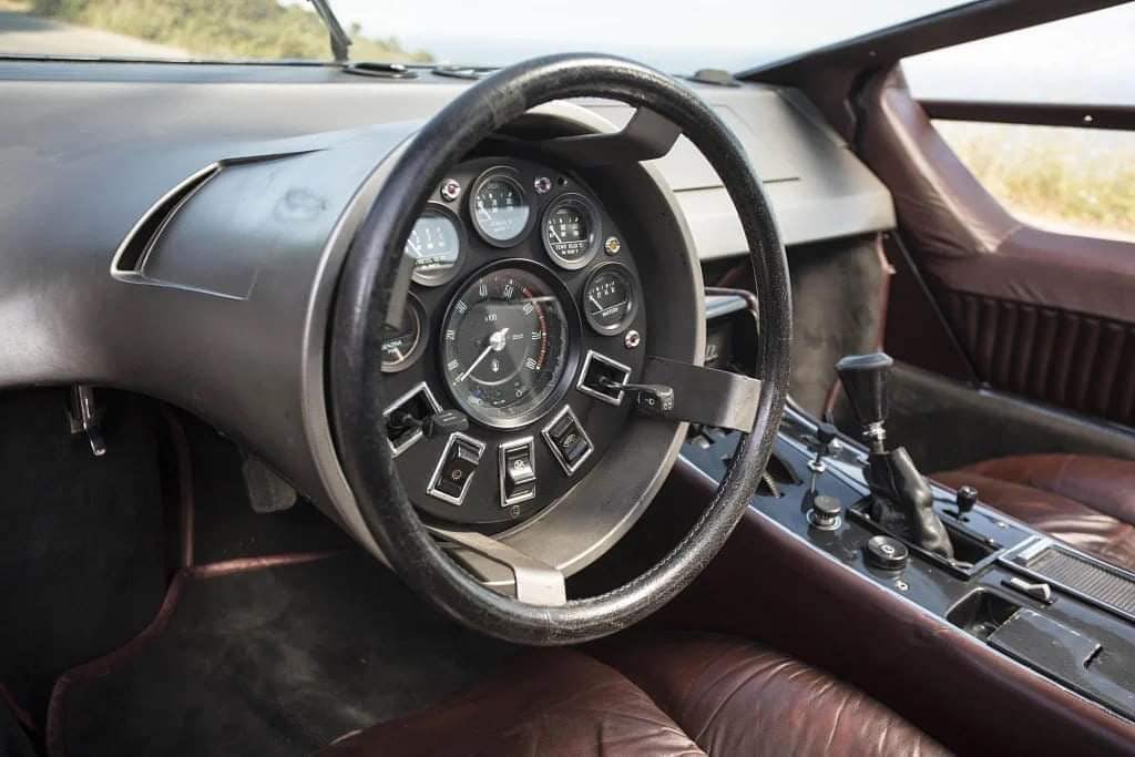 ComputerLove_'s tweet photo. The steering wheel for the 1972 Maserati Boomerang. https://t.co/n8szUMyApC