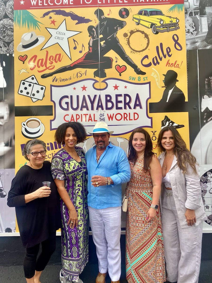GreaterMiamiCVB's tweet photo. #ICYMI! We had the opportunity to immerse ourselves in the vibrant world of Hispanic heritage and craftsmanship at the #GuayaberaDay &amp; grand opening celebration of the Havana Experience in Little Havana! 🌴As event sponsors, we were thrilled to be a part of the celebration. https://t.co/7zHtf1D2MO