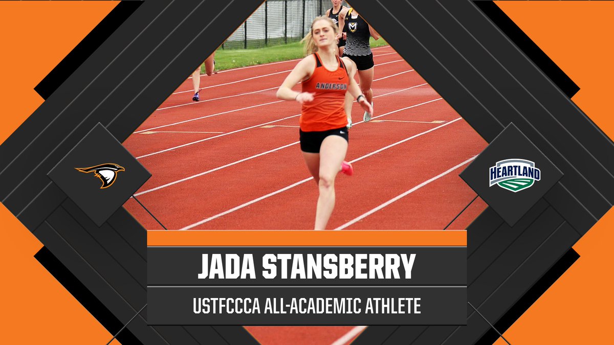 Congrats to Anderson Women's Track &amp; Field's Jada Stansberry on being named a <a href="/USTFCCCA/">USTFCCCA</a> All-Academic Athlete! She ranked 36th in NCAA D-III with a outdoor 400 dash time of 57.00 seconds and holds at least a 3.3 cumulative GPA. #SoarRavensSoar #GBGR #MyAUStory #USTFCCCA