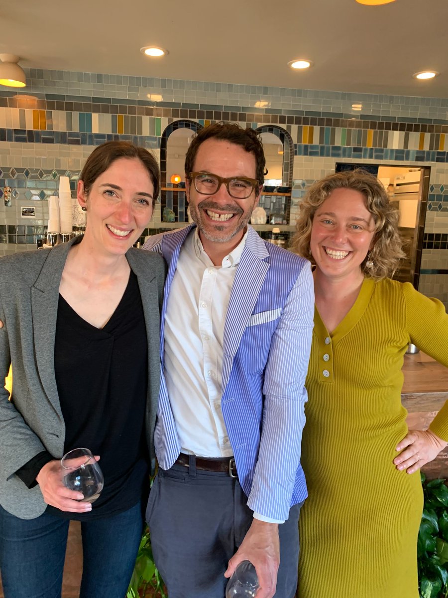 tradeoffspod's tweet photo. Yesterday @dmgorenstein @leslie_walker_ and @jsilz911  met with friends of Tradeoffs to share a few drinks, laughs and ideas💡

Thanks so much to everyone who came out and subscribe to our newsletter to never miss another invite to a Tradeoffs event!

https://t.co/7EQohU3biV https://t.co/vsxrYCwx72