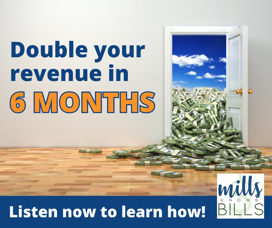 JimRomanOnline's tweet photo. I recently talked with my friend Mills Bender on her great podcast about how you can double your revenue and change the course of your business in just 6 months—if you follow a few simple principles.
Don't miss this fun and important conversation 
https://t.co/nAydOR4SB4... https://t.co/wGHK2j6bjK