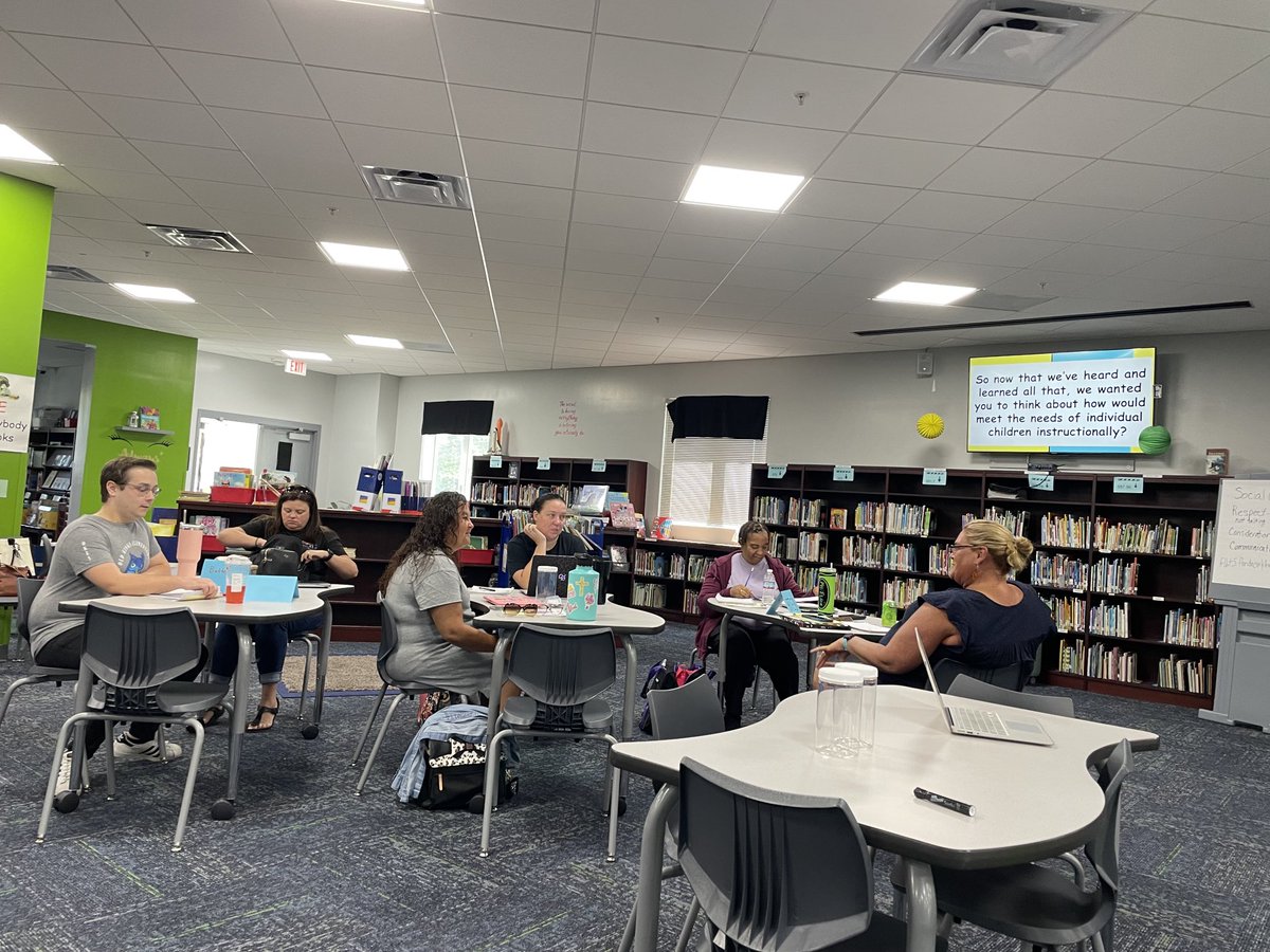 Had a fantastic training today with our PK educators, focusing in on the instructional component of CLASS. Thanks to ⁦<a href="/BESBULLPUPS/">Bunnell Elementary</a>⁩ for letting us use their media center! ⁦<a href="/FlaglerSchools/">FlaglerSchools</a>⁩ ⁦<a href="/ECEFlagler/">Early Childhood Ed.- Flagler</a>⁩ ⁦<a href="/JeffReaves1/">Jeff_Reaves</a>⁩