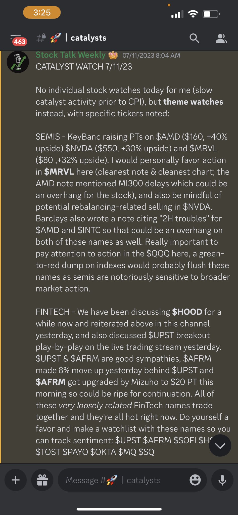 Stock Talk Weekly on Twitter "And yes, for those asking, we discussed