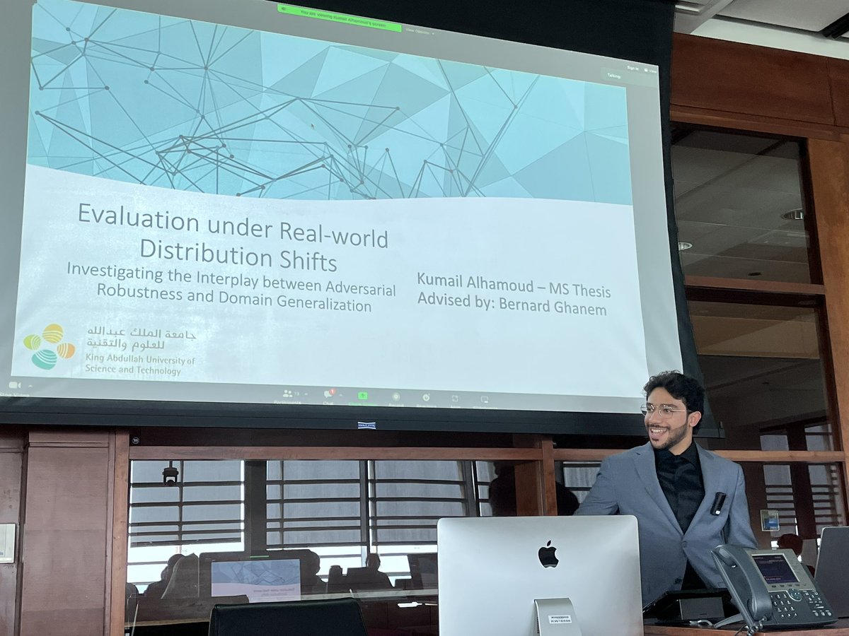 KumailAlhamoud's tweet photo. Excited to announce that I successfully defended my MS thesis last week @KaustVision! I feel lucky to have co-authored 4 papers (3 CVPR, 1 TMLR) with my amazing collaborators and very supportive advisor @BernardSGhanem. Now it’s time for a looong break with these sleepy cats 💤 https://t.co/25WF7kIjl8