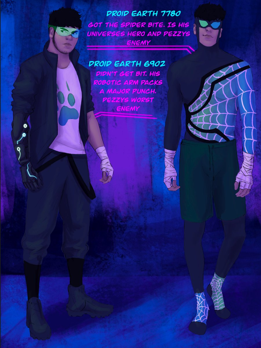 Just watched the Spider-verse movie and got inspired :)