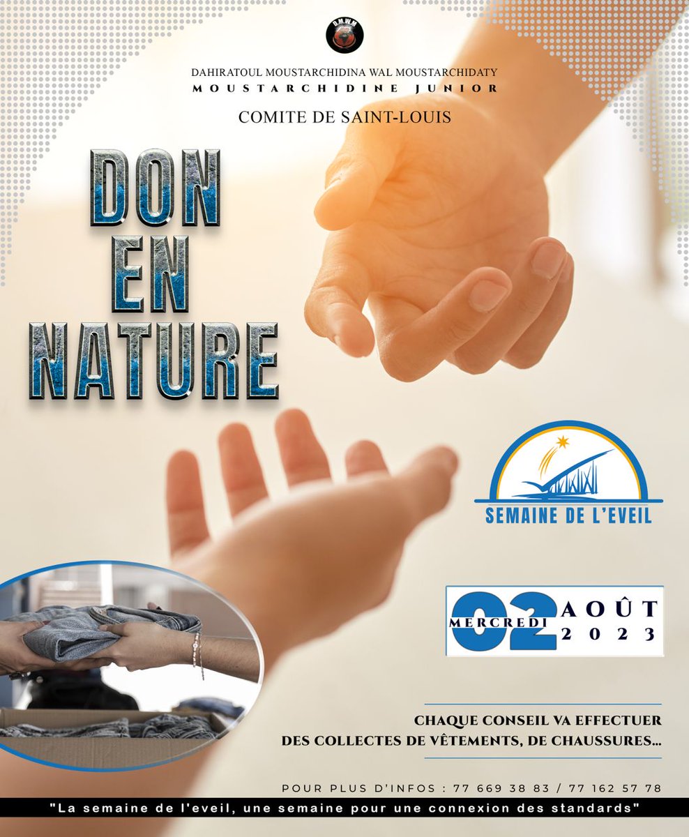 khadim_boye's tweet photo. La semaine de l'éveil c'est aussi le RV des altruistes-humanistes.
_La semaine de l'Eveil, une semaine pour une connexion des standard_
#Semainedel'eveil
#Eveil
#Techniqueprosl
#Herosduciel
#SunuActu24 https://t.co/FDW3L5BY8T