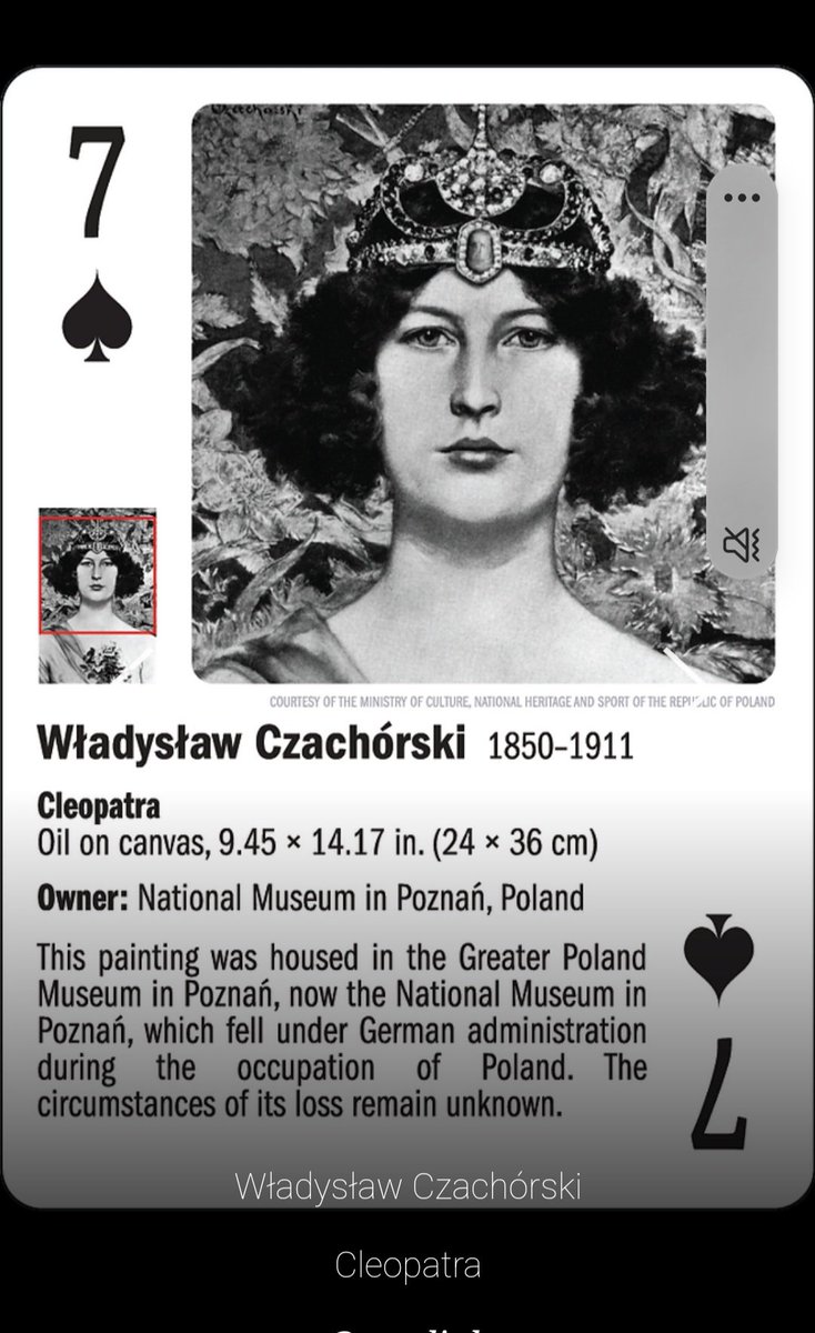 A deck of cards that highlights 52 of the most wanted works of #art and #cultural objects missing since the end of WWII?! What a brilliant idea! The <a href="/MonumentsMWfnd/">Monuments Men and Women Foundation</a> is offering up to $25k to anyone with information that can lead to the #recovery of these objects. Check them out!