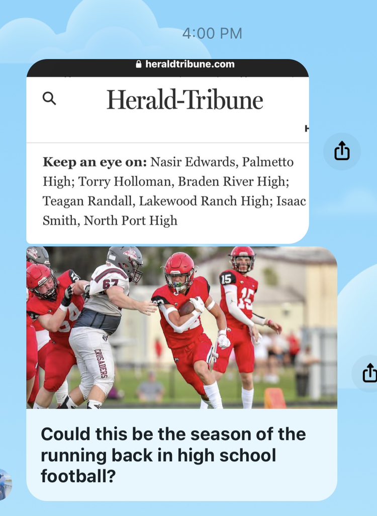 Thank you at <a href="/HeraldTribune/">Sarasota Herald-Tribune</a>!!🔥 <a href="/MustangFootball/">Lakewood Ranch Football</a> <a href="/CoachRo32/">Coach Atkins</a> <a href="/LRTDClub/">Lakewood Ranch Touchdown Club</a> <a href="/CoachP_LRHS/">Scott Paravicini</a> 💪🏽
