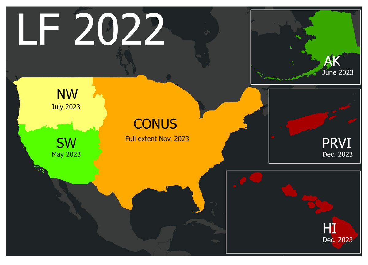 📢 Exciting news for #wildfire #naturalresource management and planning! 🌲🔥LANDFIRE 2022: This update incorporates disturbances from the previous year, making it the most comprehensive & accurate version to date. Also available: MoD-FIS, for the Great Basin and SW @USGS_EROS