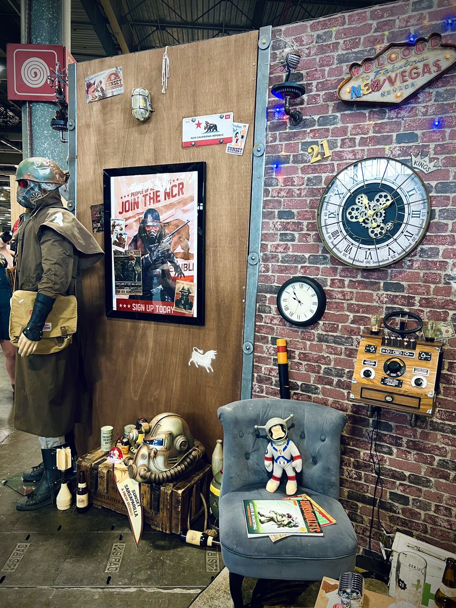 On adore notre corner Fallout New Vegas 🔥 ! 

By Judge Sk-hi

Cosplayers de Fallout, n’hésitez pas à venir vous faire prendre en photo ! ☢️