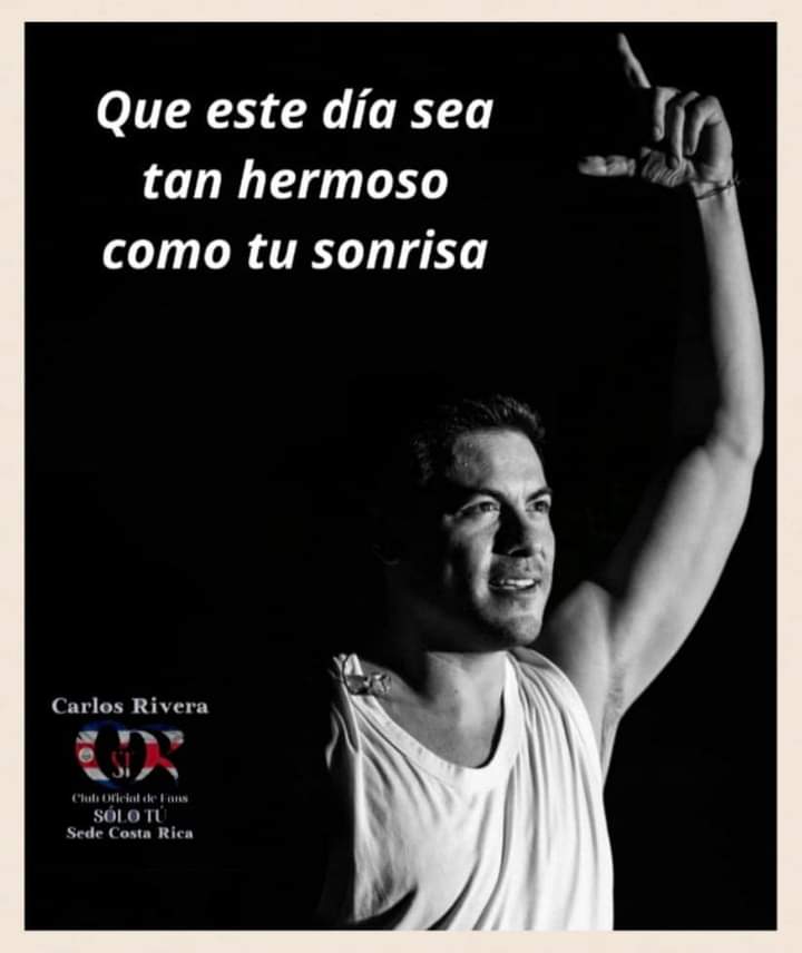 Buen día 💙

<a href="/_CarlosRivera/">Carlos Rivera</a> <a href="/solotu_cr/">Solo Tu Costa Rica</a> 🇨🇷💙
<a href="/_ClubSoloTu/">CLUB OFICIAL e INTERNACIONAL SOLO TU</a> <a href="/sonymusicca/">Sony Music C.A.</a> <a href="/WestWoodEntt/">Westwood Entertainment</a> <a href="/mikenoriega/">Mike Noriega</a>