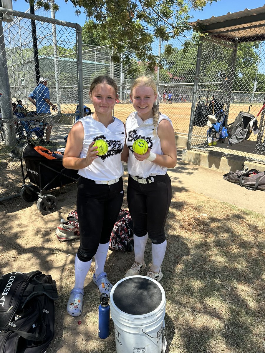 Buzz 14u Gold (@buzzpremier09) on Twitter photo Finished day 1 of pool play going 2-0!
Outscored our opponents 27-9 💪🏼 Finishing up pool play tomorrow @ 10!
*💣 alert! <a href="/ZoeCheek09/">Zoe Cheek</a> & @SummerSnyder11_ going yard in Game 1 #buzzwin <a href="/BuzzCentex/">Buzz Fastpitch</a> <a href="/PlayBookAthlete/">PLAYBOOK ATHLETE</a> <a href="/LegacyLegendsS1/">Legacy & Legends Softball</a> <a href="/ExtraInningSB/">EXTRA INNING SOFTBALL</a> <a href="/SBRRetweets/">Softball Recruiting Reposts</a> Finished day 1 of pool play going 2-0!
Outscored our opponents 27-9 💪🏼 Finishing up pool play tomorrow @ 10!
*💣 alert! <a href="/ZoeCheek09/">Zoe Cheek</a> & @SummerSnyder11_ going yard in Game 1 #buzzwin <a href="/BuzzCentex/">Buzz Fastpitch</a> <a href="/PlayBookAthlete/">PLAYBOOK ATHLETE</a> <a href="/LegacyLegendsS1/">Legacy & Legends Softball</a> <a href="/ExtraInningSB/">EXTRA INNING SOFTBALL</a> <a href="/SBRRetweets/">Softball Recruiting Reposts</a>