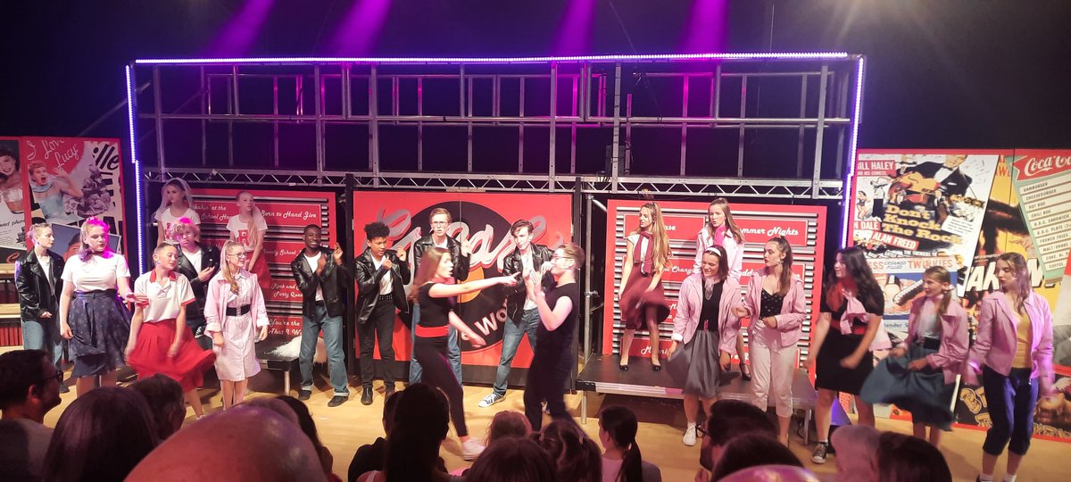 _MissOG's tweet photo. I cannot get over the talent at @Priorycsa this evening. Absolute stars shining from my tutor group 10B2: Charlie, Liv and Shannon you made me so proud. Blown away by the #confidence and #talent on stage! #greaselightning #allsingingalldancing https://t.co/QLivCqhGJR