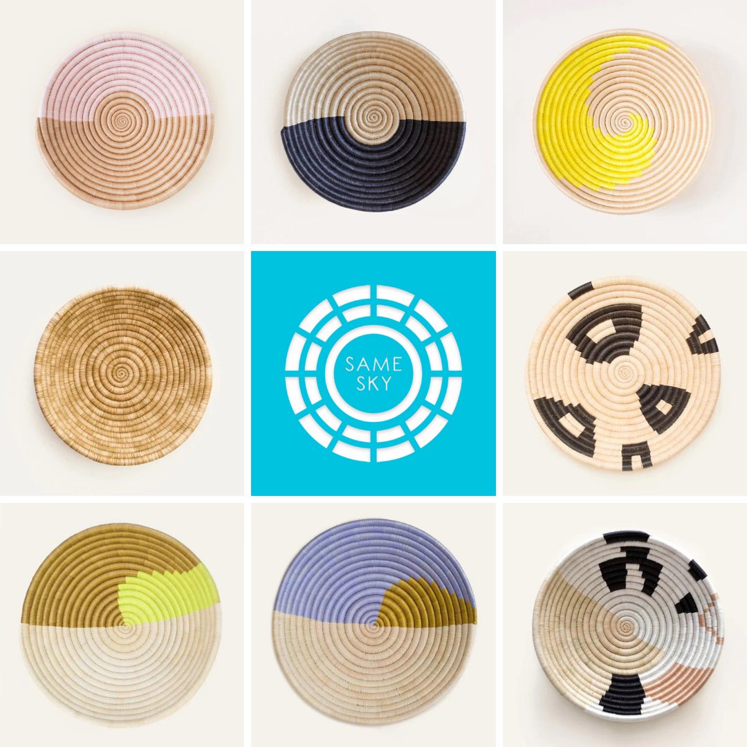 Did you know that each and every basket you see here is hand-woven by a Rwandan artisan, using locally-sourced materials? 🧺 Your purchase supports their independence! It’s always more meaningful to know your purchase is making an IMPACT. 👏