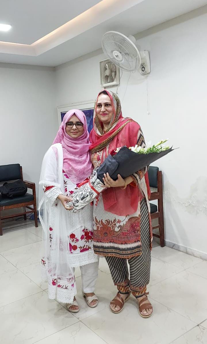 DoZ_LCWU's tweet photo. Ph.D. thesis defense of Dr. Afia Iqbal. 
Supervisor: Dr. Shagufta Naz (Associate Professor)
Thesis Title: IDENTIFICATION AND CHARACTERIZATION OF SLC4A11 GENE INVOLVED IN CONGENITAL HEREDITARY ENDOTHELIAL DYSTROPHY https://t.co/dEdnyqC2Gq