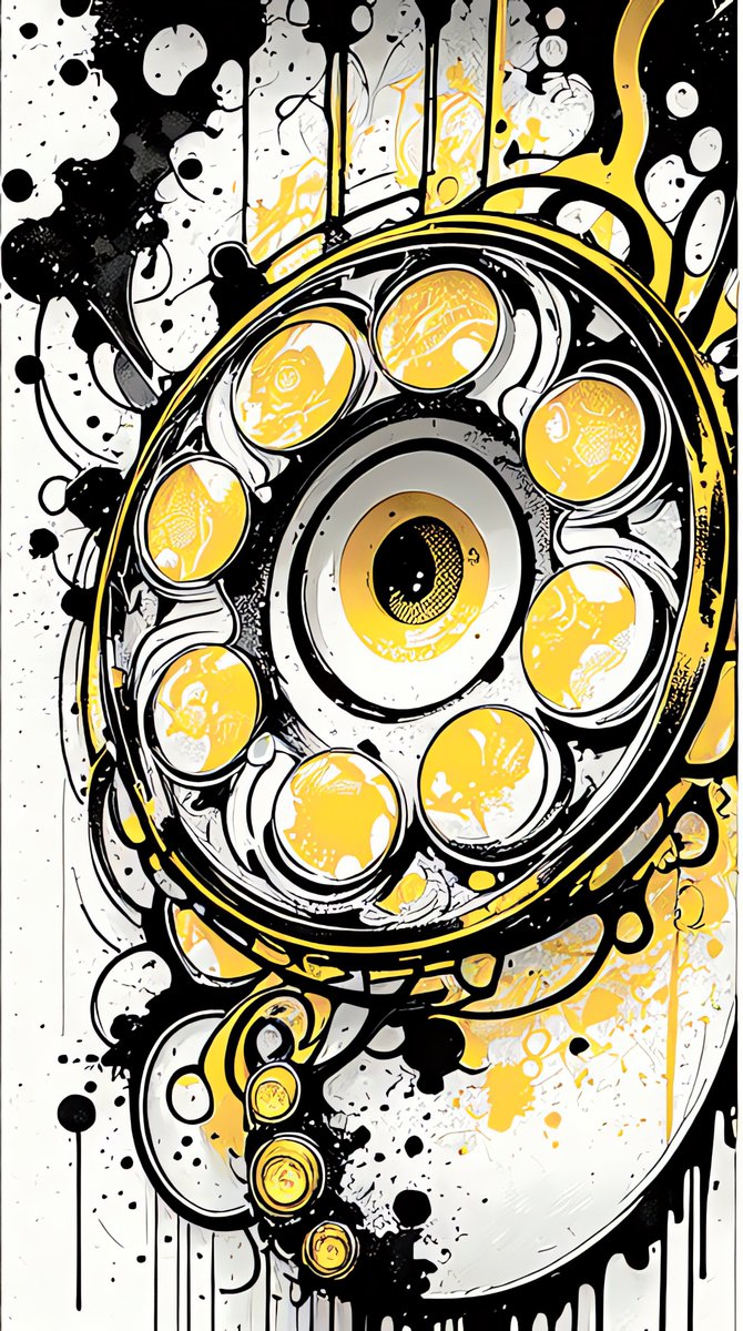 BadToxic's tweet photo. Large #Eyes #Yellow #Ink via #Auto1111 #StableDiffusion #GhostMix v20 #LoRAInk #safetensors #Deforum v3.0 DPM++2M Karras, PC #largeEyes #largeEyed #cartoon #splashing #abstract #psychedelic #ink #inkArt #neon #neonColors #intricateDetail #AI #AIArt #Art #Kunst https://t.co/VUI1mJ6JvF