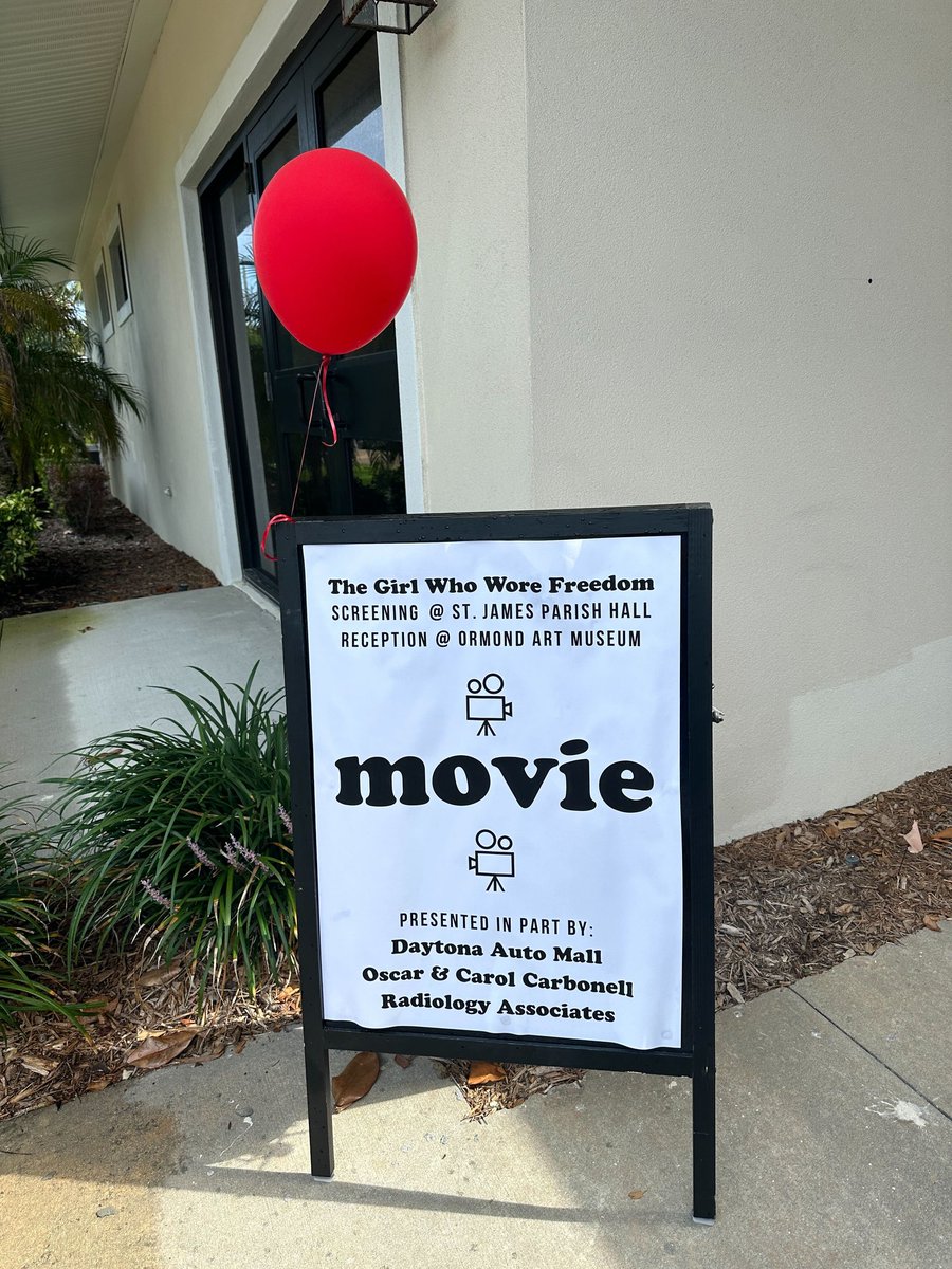 Doc_First's tweet image. Now begins a reception with our very own @ChristiansVoice, followed by another screening of The Girl Who Wore Freedom at 6PM! We hope to see you there!

#thegirlwhoworefreedom #documentaryfirst #wwiihistory #militaryhistory #documentaryfilm #ormondbeach