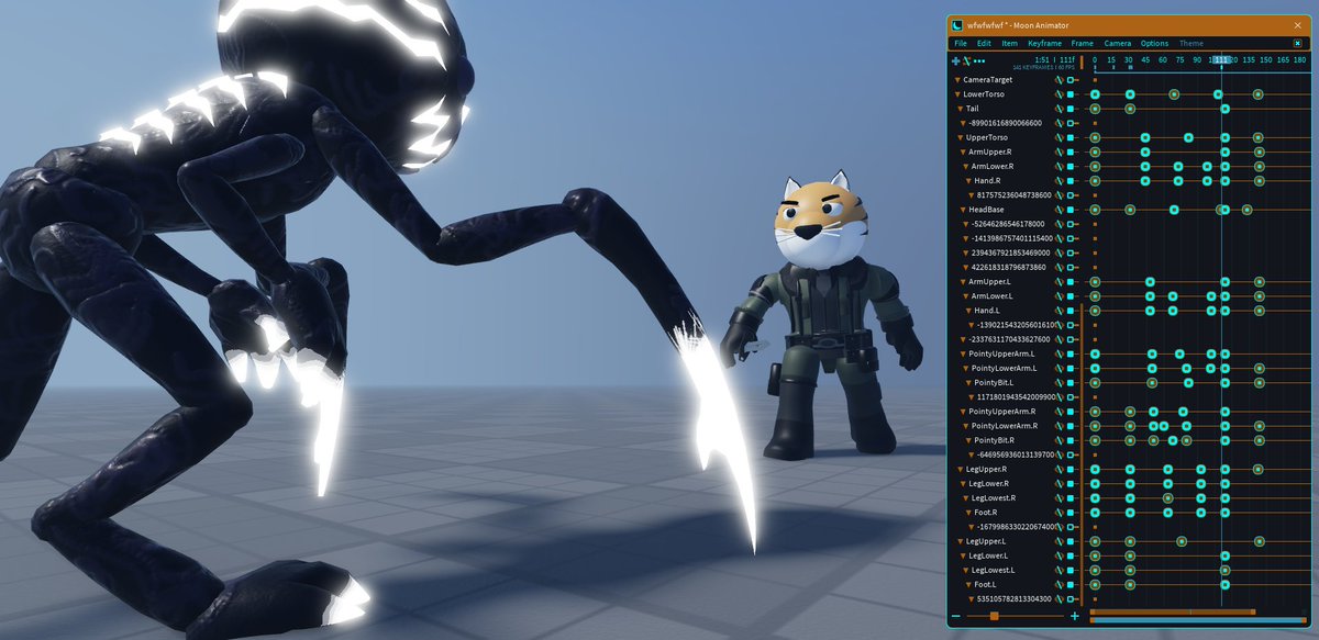 My first fight animation and i start with something hard XD
