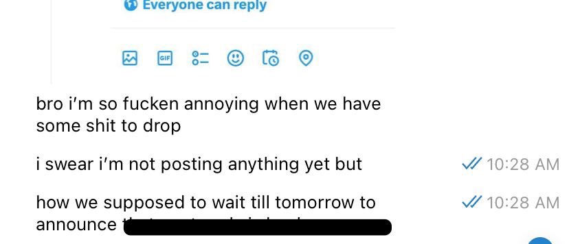 I sWeAr Im NoT pOsTiNg AnYtHiNg YeT