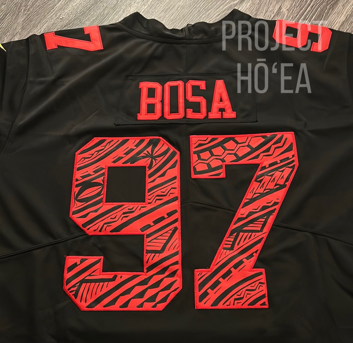 ProjectHoea's tweet image. Available now and ready to ship at a discounted price! 2XL Nick Bosa Color Rush Jersey. Large George Kittle Color Rush jersey. Customized with that Poly Movement on both sides of both jerseys. Retweeting is greatly appreciated! 🙏🏽🙏🏽🙏🏽