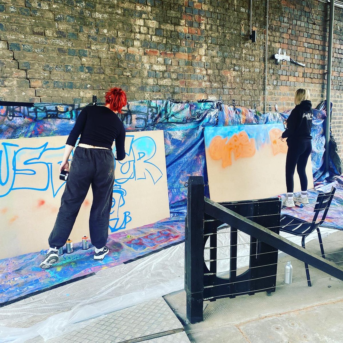 Back from a great few days at <a href="/thebonddigbeth/">The Bond</a> on a 2-day conference for one of our favourite clients.

Two conferences with a bespoke AV set with commissioned graffiti backdrop, awesome graffiti team building activity, followed by the all important BBQ &amp; drinks.