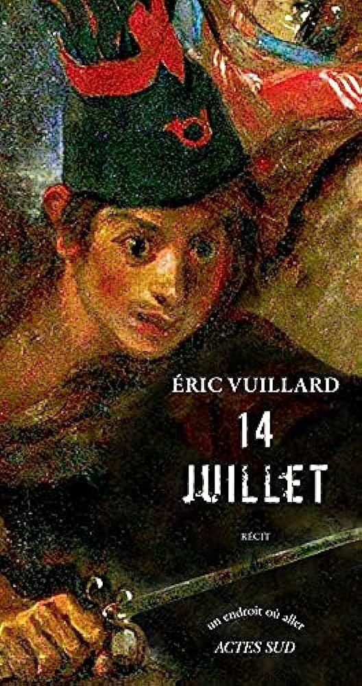 Sur cette fameuse journée du #14juillet, il faut absolument lire le court roman d'#ÉricVuillard qui rend justice au petit peuple, aux obscures qui ont pris la #Bastille et fait la #Révolution. En + cet éloge de la violence révolutionnaire est écrit dans un style vif et percutant.