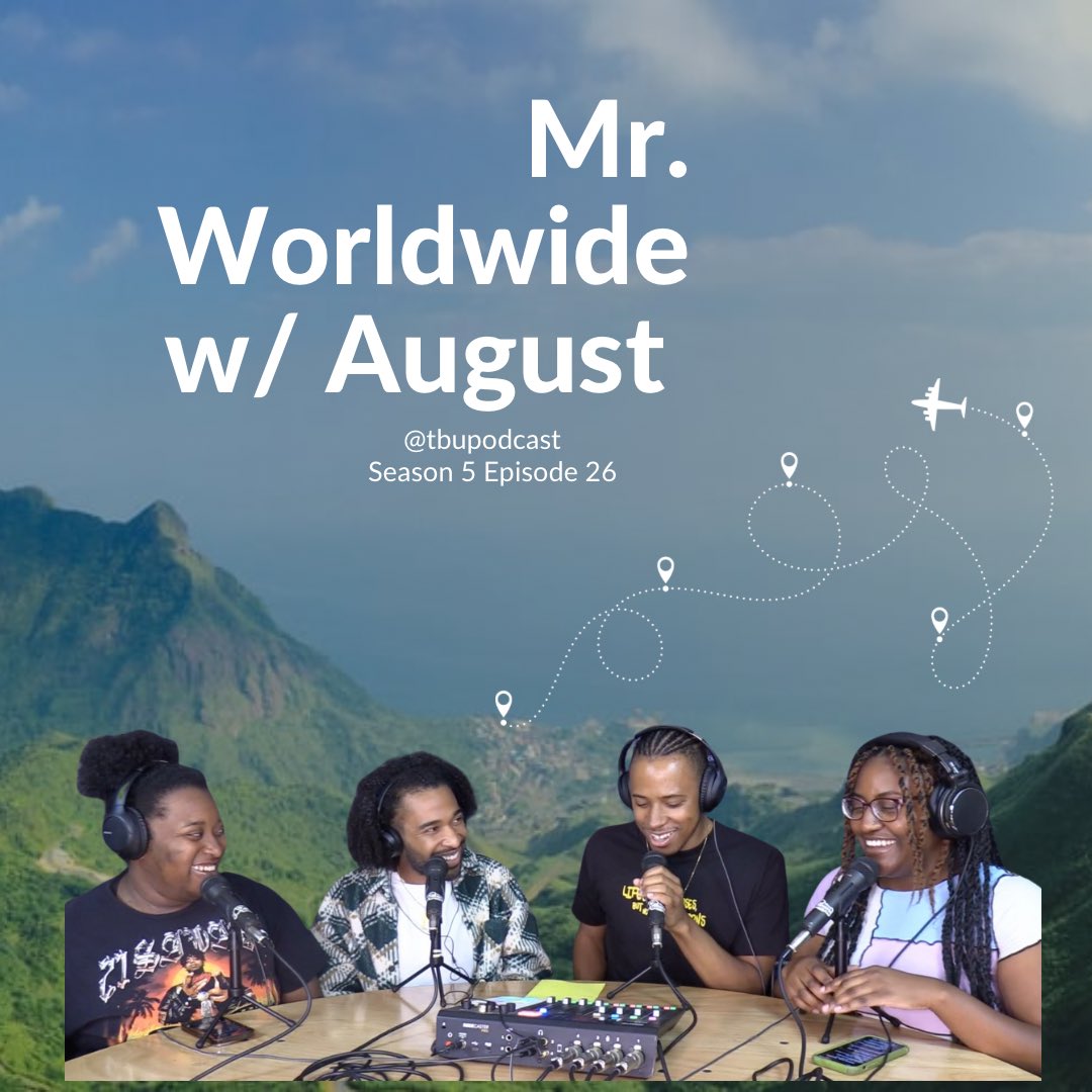 TBUpodcast's tweet photo. Happy #TBUThursday! 💜☂️ This week is all about travel! We interview our friend, world traveler and travel agent, August (@TheAugustAllen)! He has visited 26 states and 36 countries so far with more stops on his wish list. https://t.co/RQXYpxBJe5