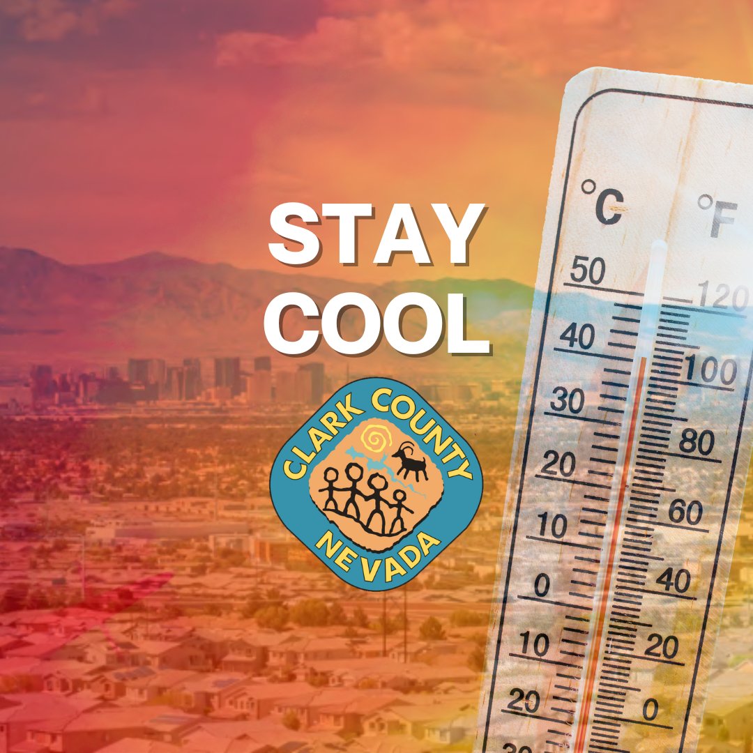 ClarkCountyNV's tweet image. #ATTENTION! The Las #Vegas valley remains under an #ExcessiveHeatWarning. Cooling stations activate Fri 7/14-Mon 7/17.

The list has been updated to reflect where people w/pets can go. Service animals are always permitted inside of County locations, other animals are not.