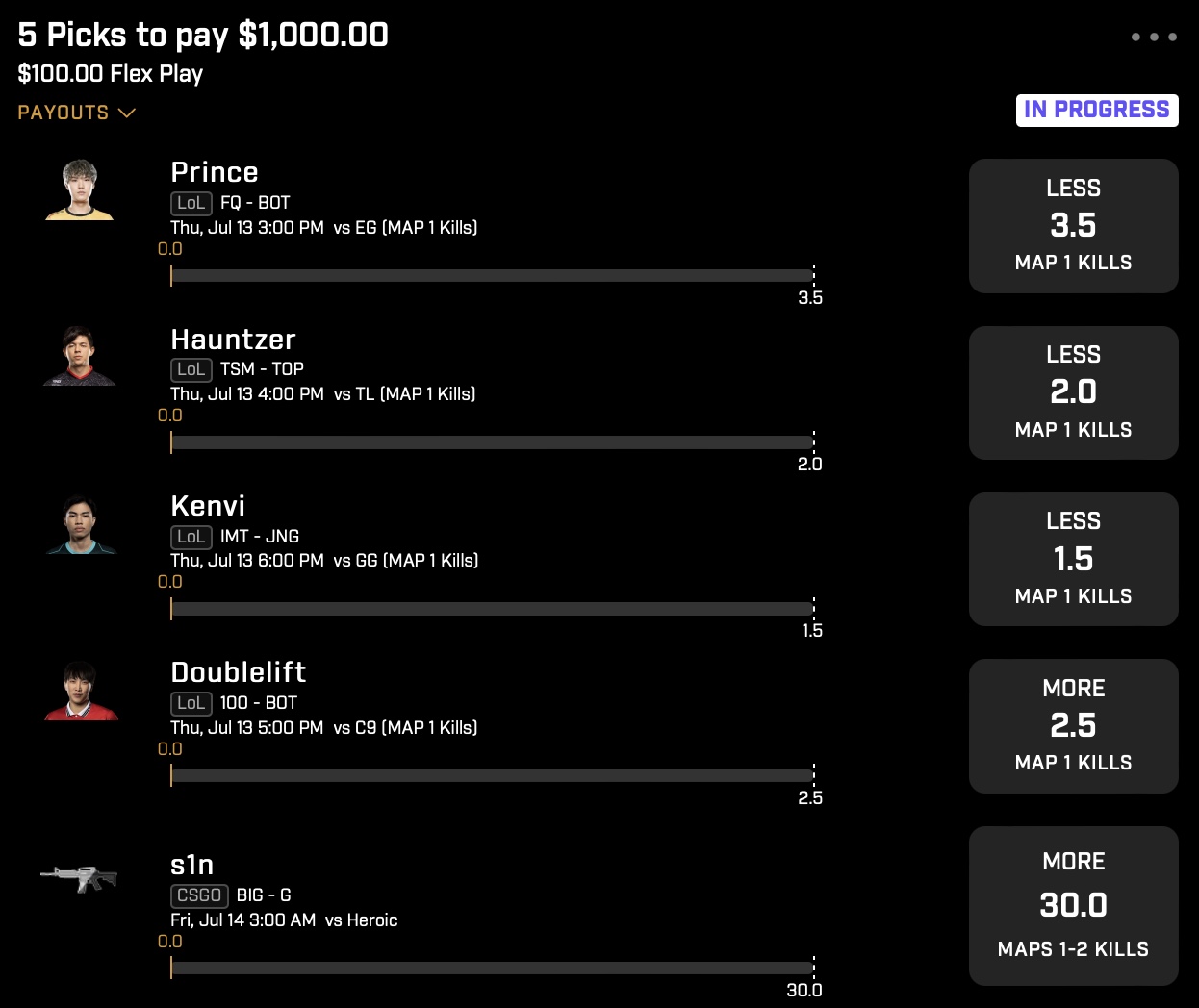 Alex Monahan on Twitter "prizepicks slip Plays from the DGFantasy