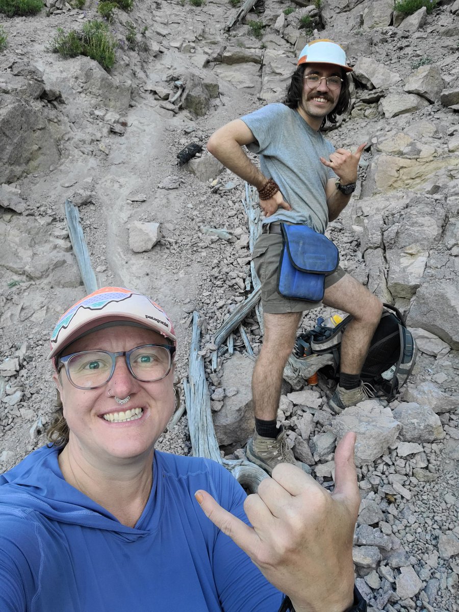 A few days of field work in Yellowstone didn't disappoint. Saw a grizzly and got a fantastic view of the Yellowstone caldera rim. I'm so lucky to see Yellowstone in a way few see it.  #phdlife #yellowstone #geologyrocks