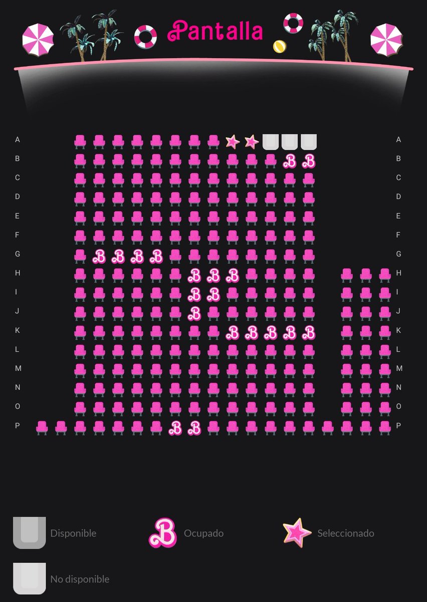 QUÉ BONITO SE VE LA SELECCIÓN SE BOLETOS PARA BARBIE, AYUDA. AMO.