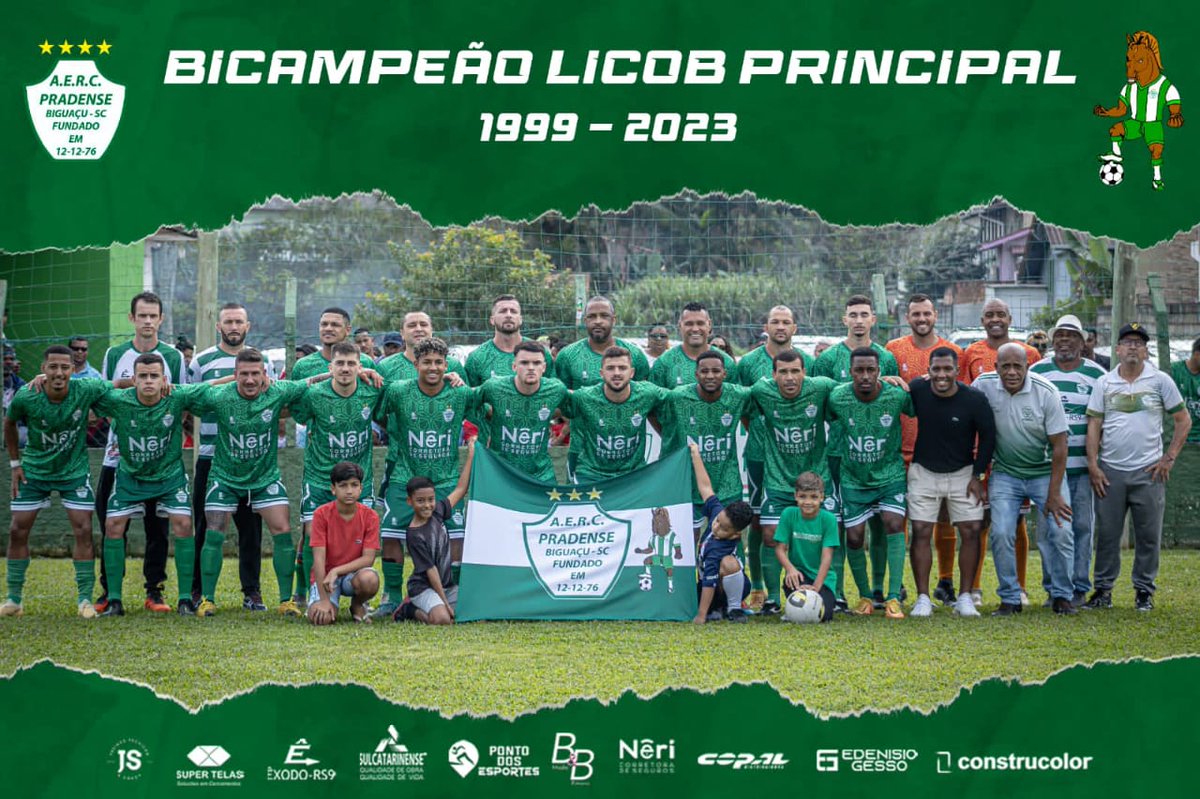 tanofilo's tweet photo. Associação Esportiva Recreativa e Cultural Pradense
Campeão da LICOB 2023
https://t.co/o4KeSk2eiK https://t.co/Cr2H2B9XIu