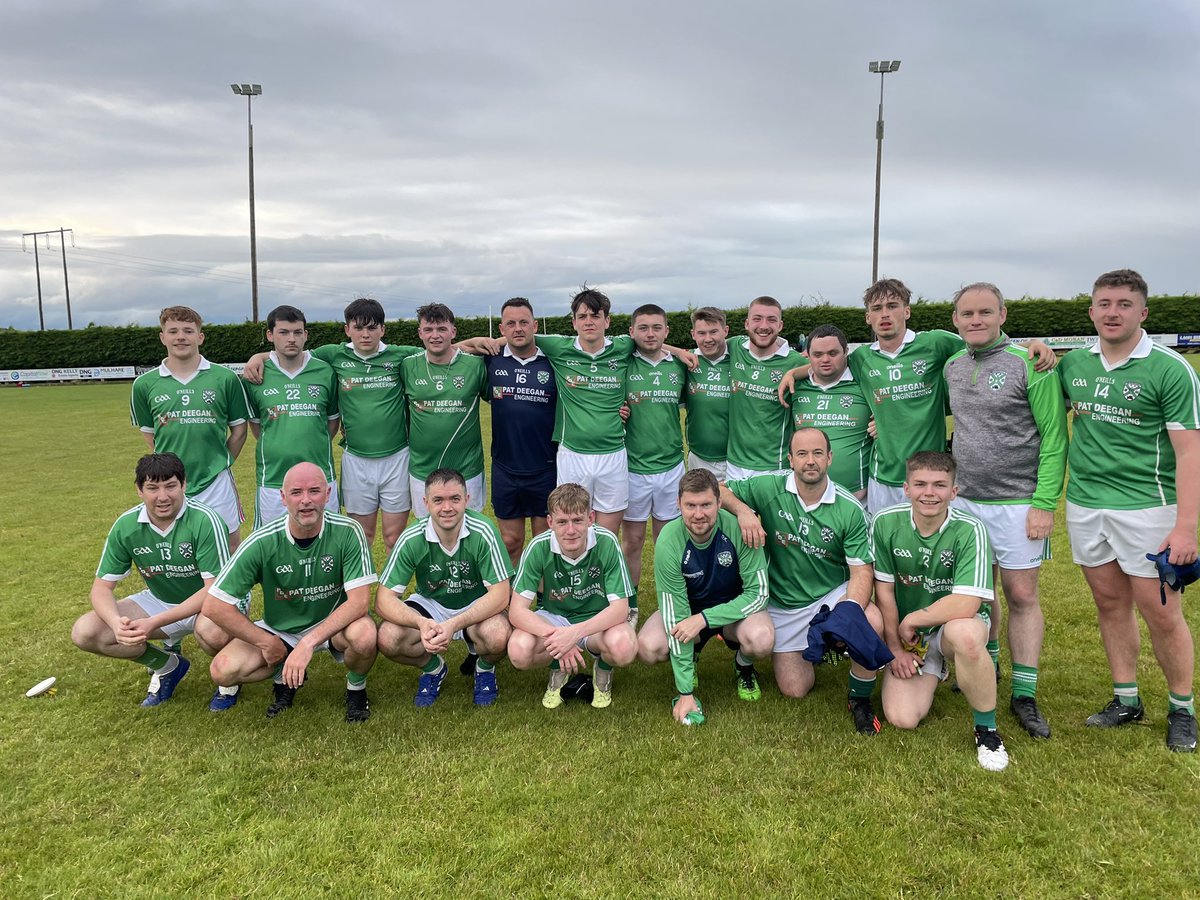 Well done to our Junior C team who bear The Heath in the first round of the Championship this evening on a score line of 1-16 to 3-06.
