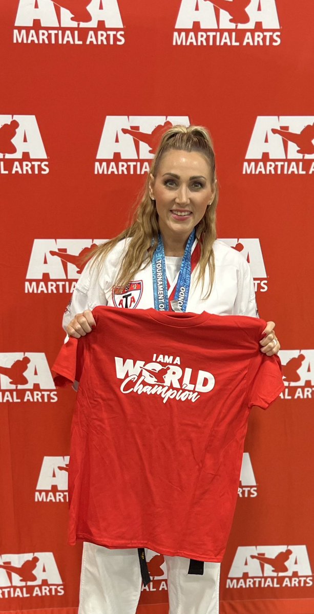 Well, I did it! WORLD CHAMPION! <a href="/ATAMartialArts/">ATA Martial Arts</a>