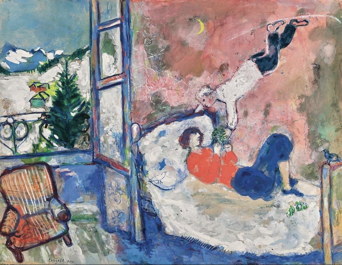 soysauuce's tweet photo. de cuando en cuando hay que volver a chagall, para que nos eleve 4 cm por encima del suelo

Le rêve, 1928 https://t.co/yKK9ACVFbM